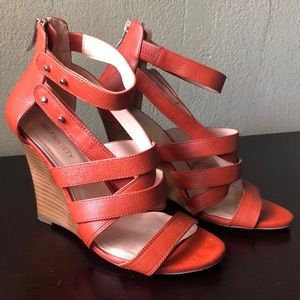 Sole Society strappy wedge sandal